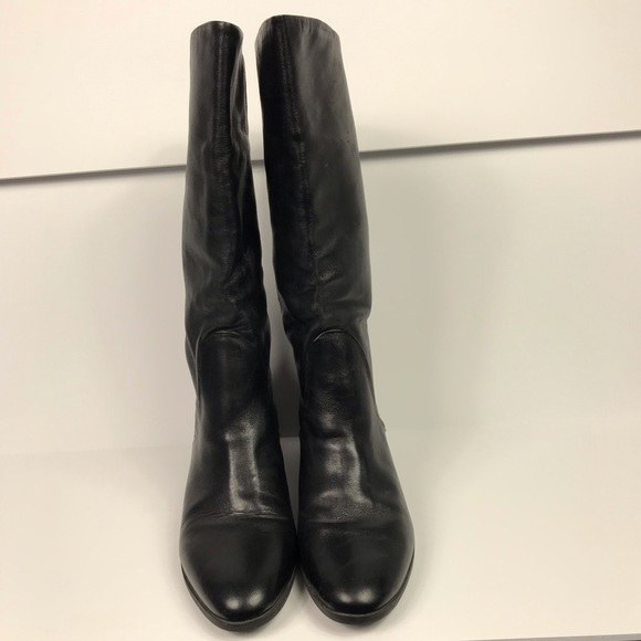 Indeed Shoes Indeed 65m Sandusky Black Leather Pull On Boots Poshmark